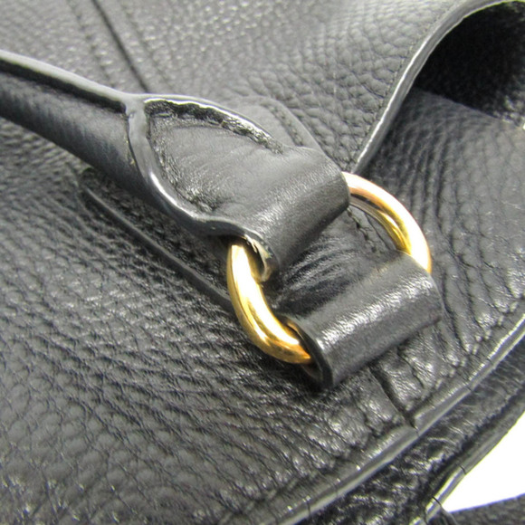 PRADA Black Leather Shoulder Bag - Picture 8 of 16